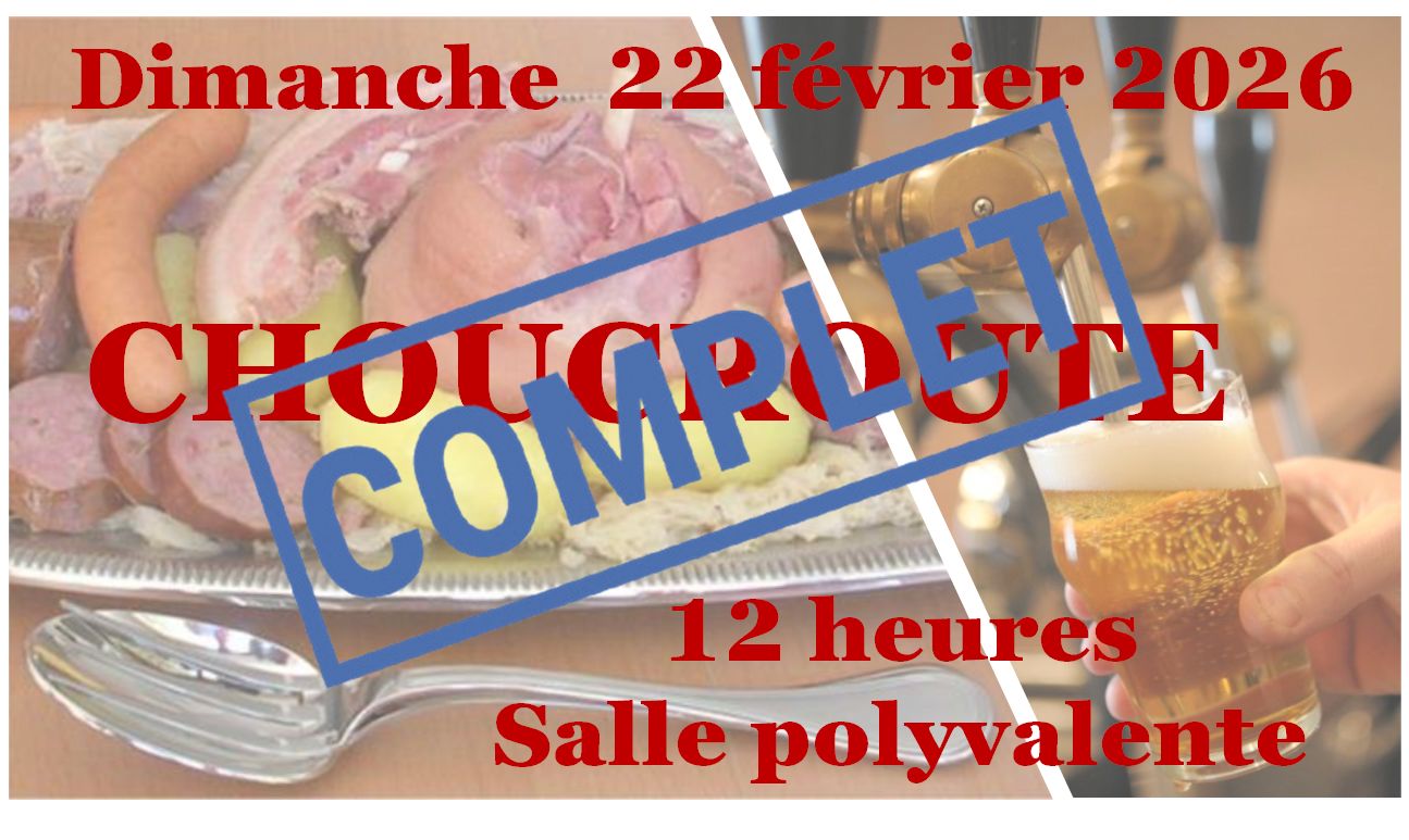 Choucroute de L'ARCLM